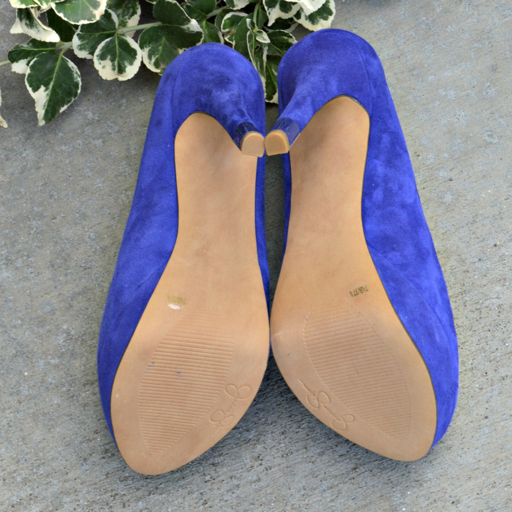 Jessica Simpson Jasmint heels in Americana blue - Picture 7 of 7